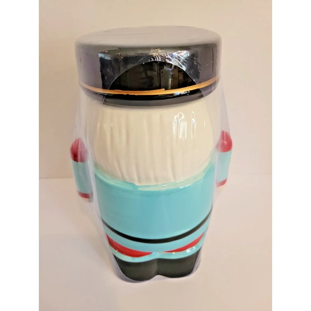 Christmas Nutcracker Cookie Jar – Holiday Kitchen Decor – 2014 – New – 10.5”